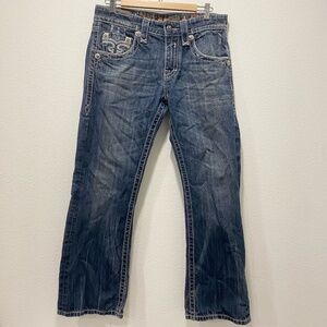 Rock Revival Men's Roger Boot Cut Jeans - 32x30